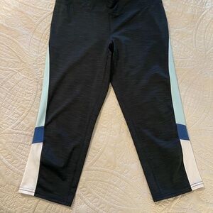 Tangerine Knit Workout Capris